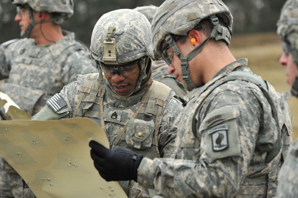 1-91 CAV weapons qualification with German partners