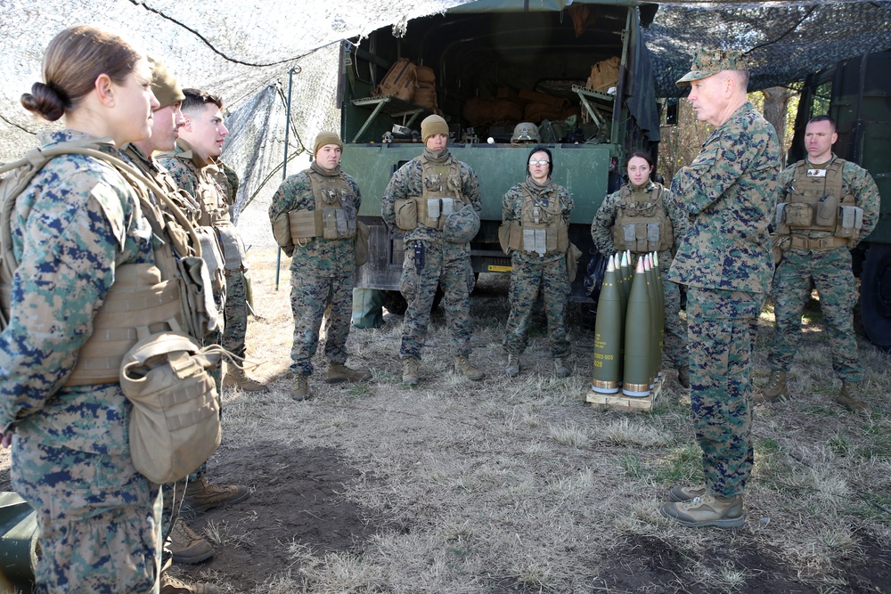 Commandant of the Marine Corps visits Integrated Task Force Marines