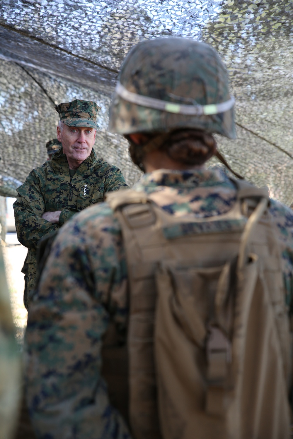 Commandant of the Marine Corps visits Integrated Task Force Marines