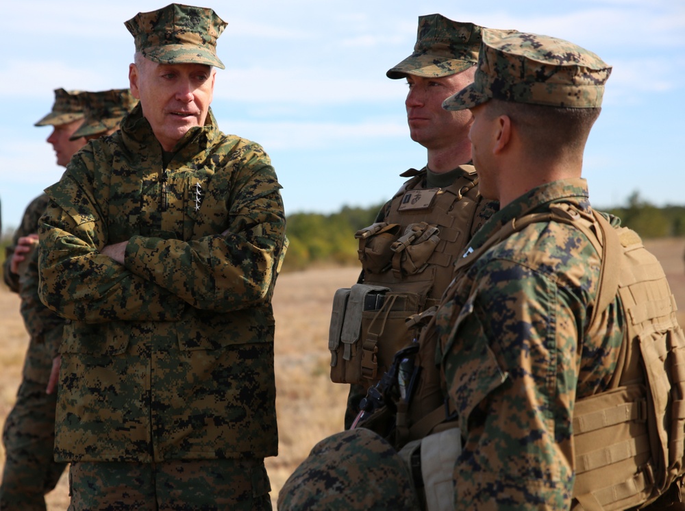 Commandant of the Marine Corps visits Integrated Task Force Marines