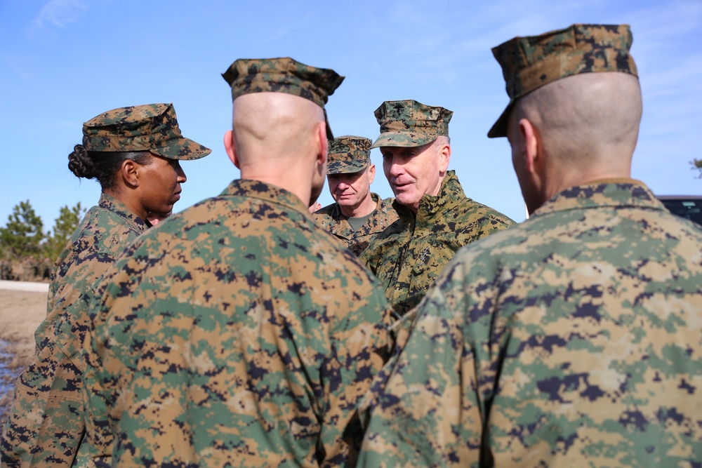 Commandant of the Marine Corps visits Integrated Task Force Marines