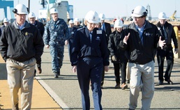 DCMA director, senior leaders visit Newport News Shipbuilding