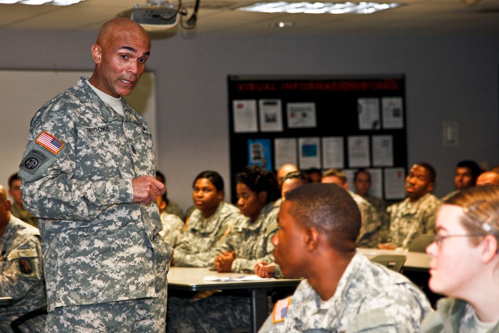 CSM Patrick Brooks visit