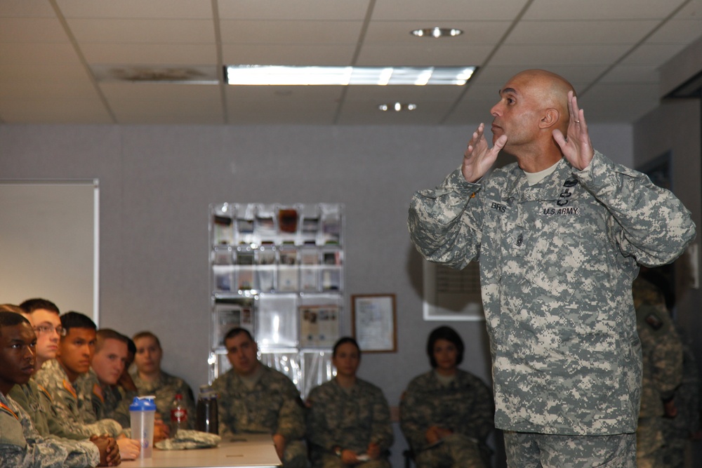 CSM Patrick Brooks visit