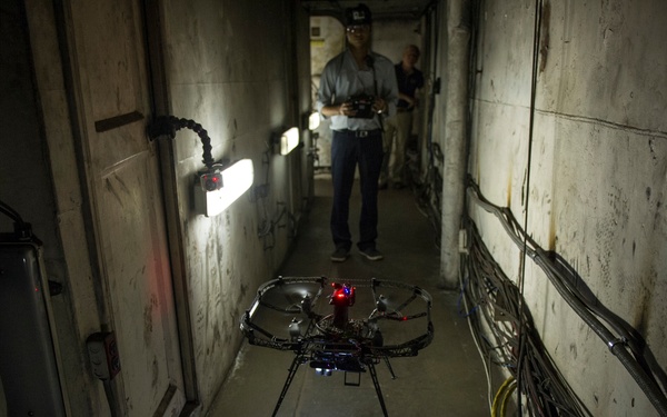 Making Sailors 'SAFFiR' - Navy unveils Firefighting Robot prototype at Naval Tech EXPO