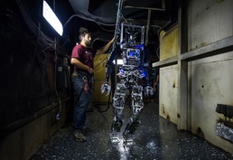 Making Sailors 'SAFFiR' - Navy unveils Firefighting Robot prototype at Naval Tech EXPO