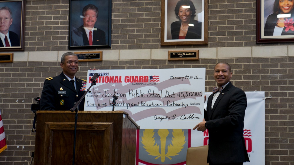 Mississippi National Guard and Jackson Public Schools partner for a stronger future