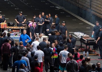 USS Rushmore Super Bowl party