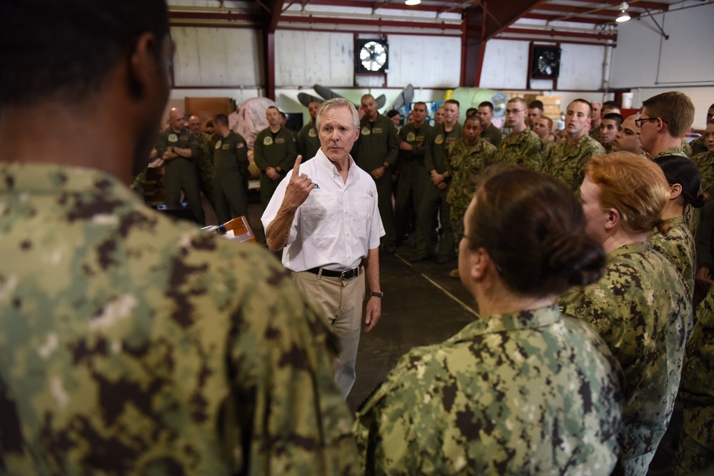 Secretary of the Navy visits service members in El Salvador