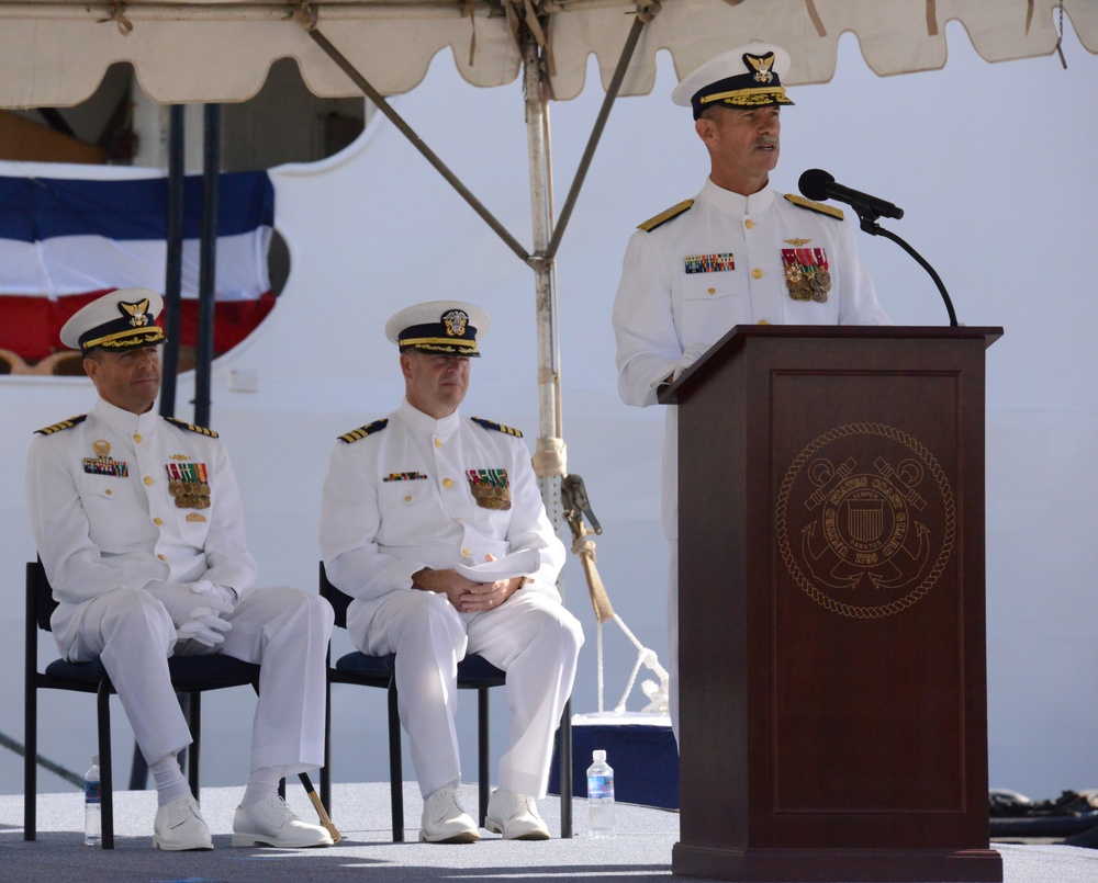 Coast Guard Cutter Sherman change of command ceremony