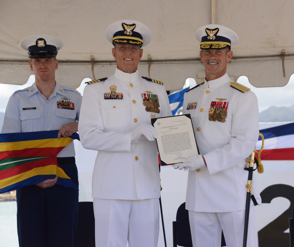 Coast Guard Cutter Sherman change of command ceremony