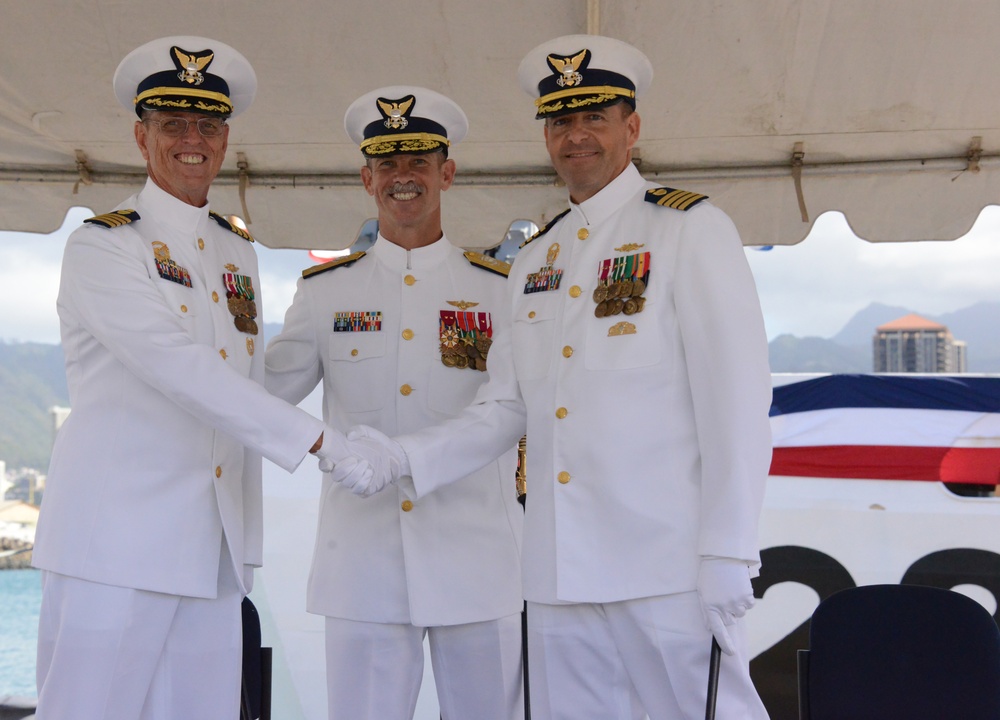 Coast Guard Cutter Sherman change of command ceremony