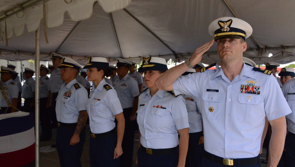 Coast Guard Cutter Sherman change of command ceremony