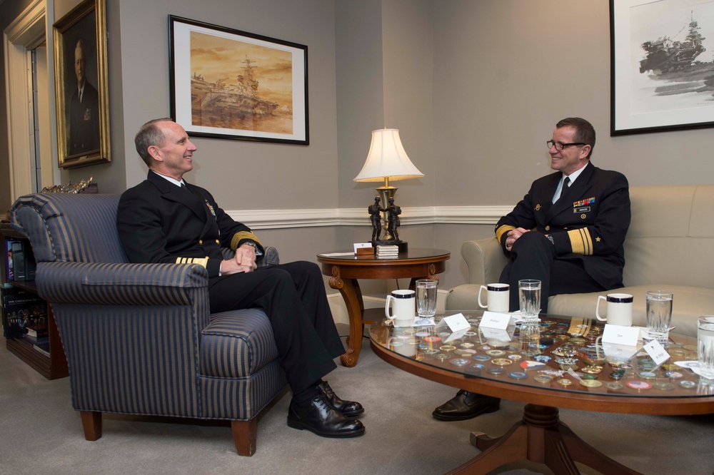 CNO meets with chief of the German navy