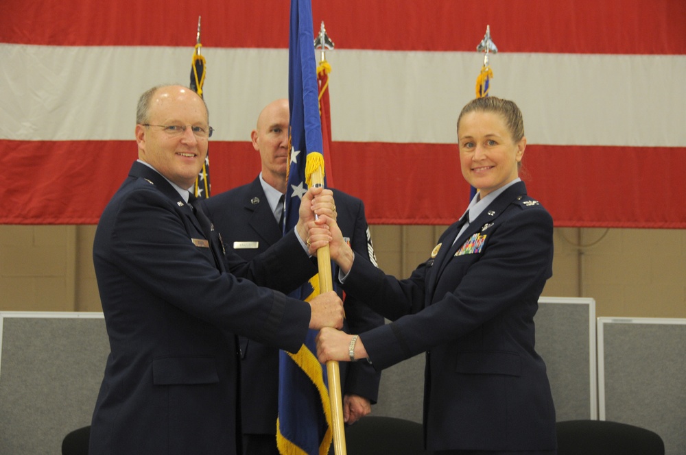 DVIDS News Doorenbos makes history as first female wing commander