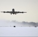 Snowy KC-135 takeoff