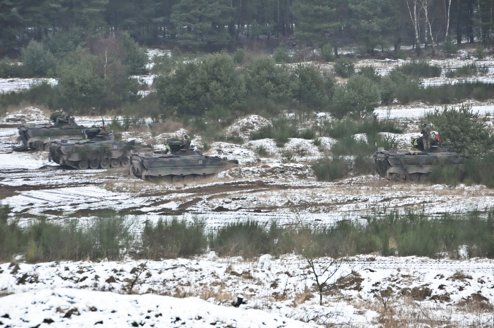 Bull Troop, 2 CR multinational convoy maneuvers