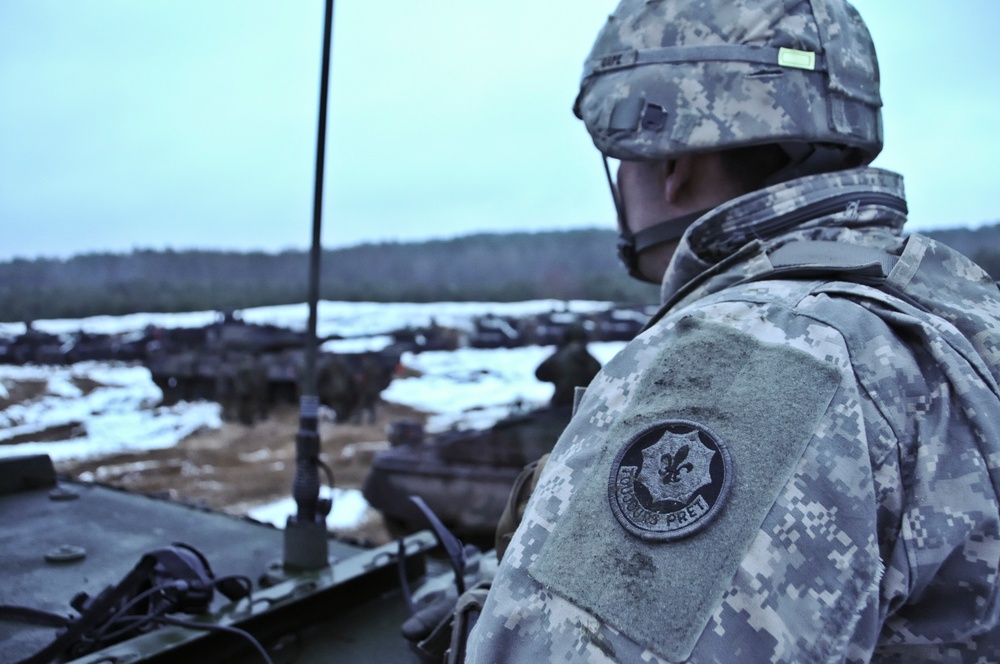 Bull Troop, 2 CR multinational convoy maneuvers