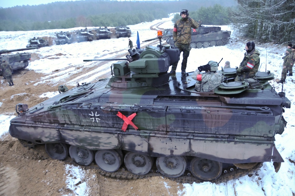 Bull Troop, 2 CR multinational convoy maneuvers