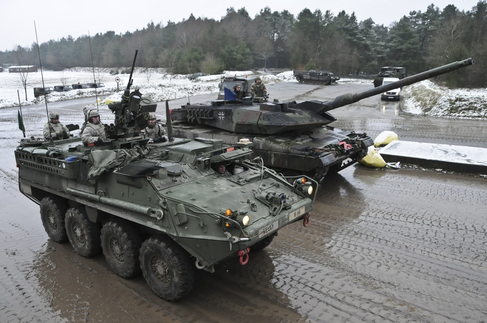Bull Troop, 2 CR multinational convoy maneuvers