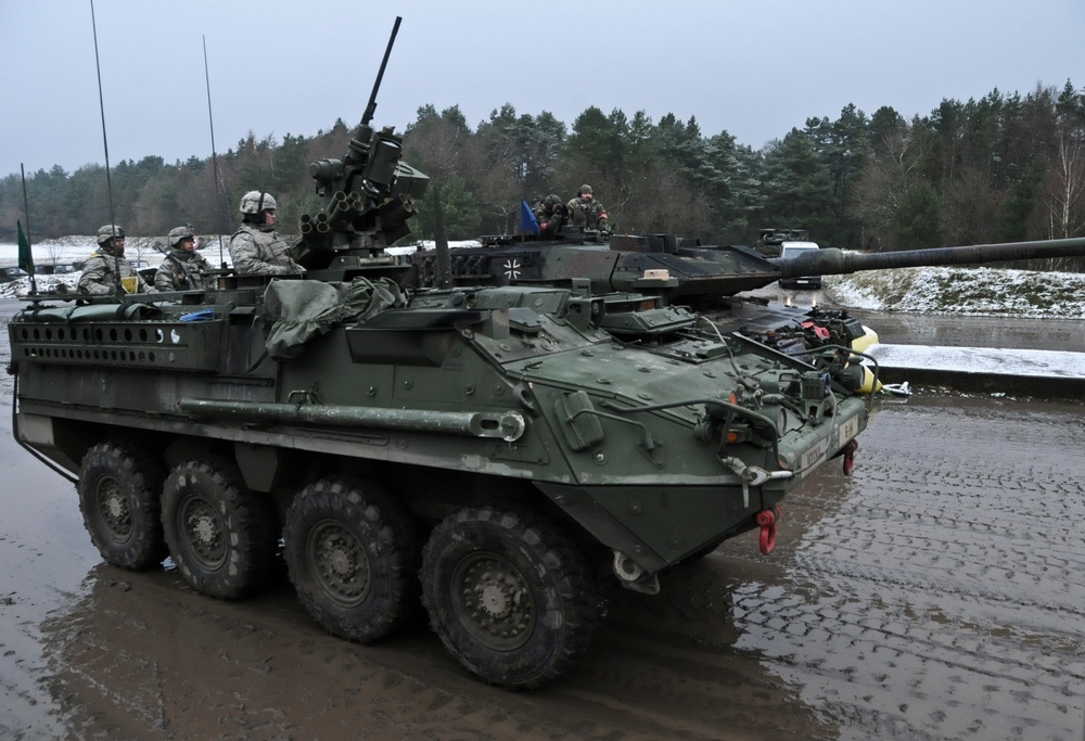 Bull Troop, 2 CR multinational convoy maneuvers