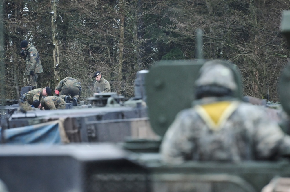Bull Troop, 2 CR multinational convoy maneuvers