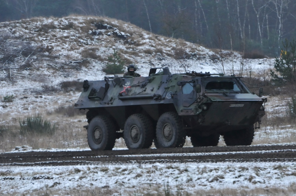 Bull Troop, 2nd CR multinational convoy maneuvers