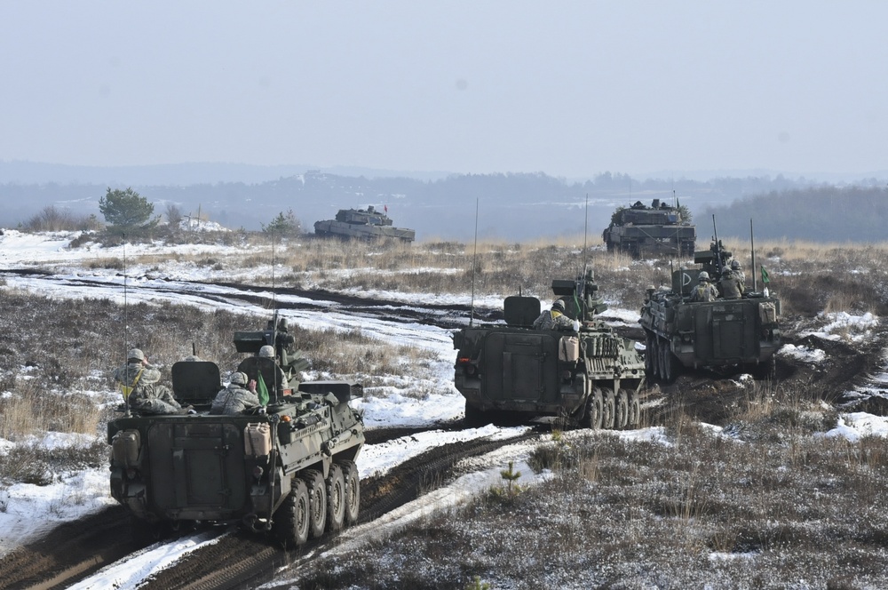Bull Troop, 2 CR Multinational Convoy Maneuvers