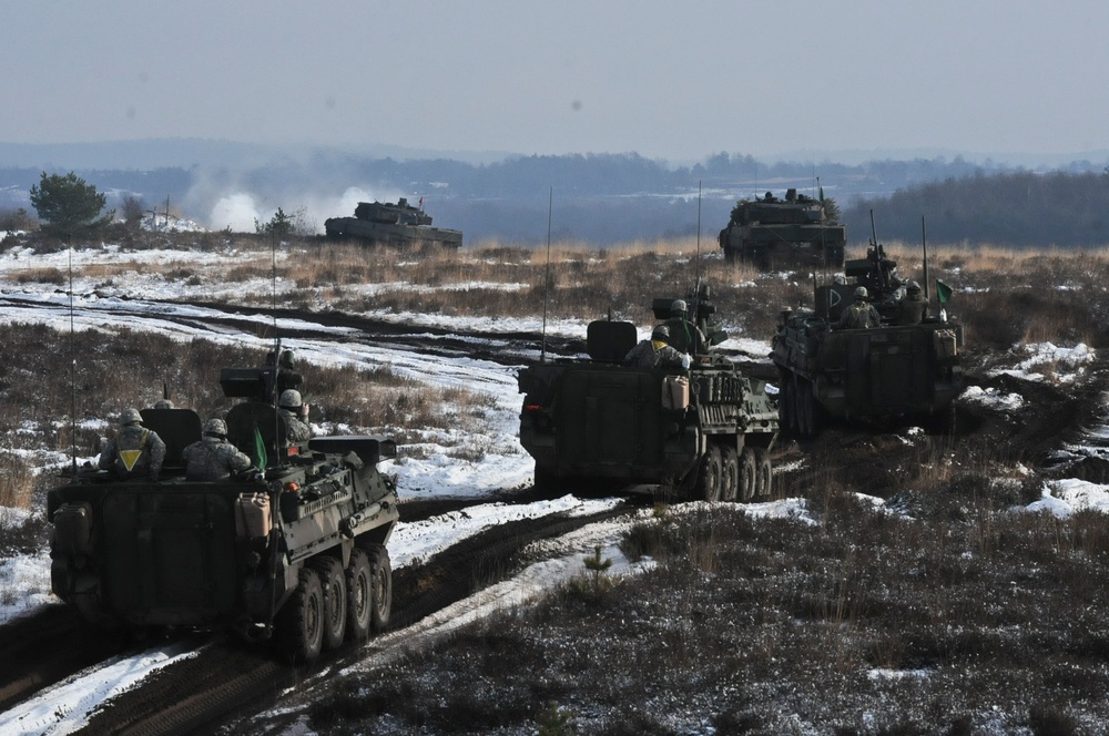 Bull Troop, 2 CR Multinational Convoy Maneuvers