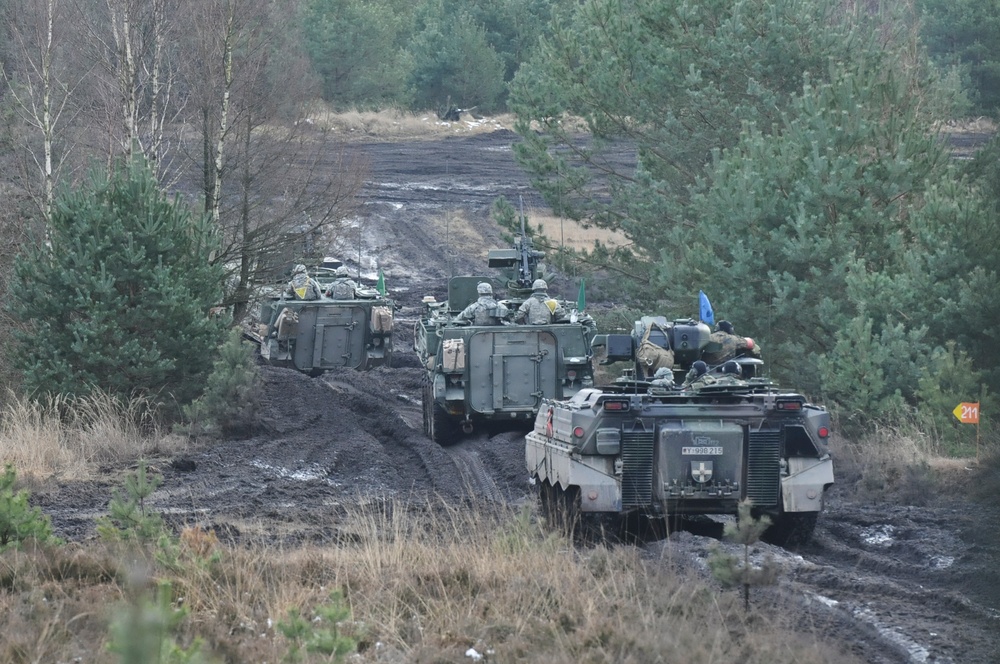 Bull Troop, 2 CR Multinational Convoy Maneuvers