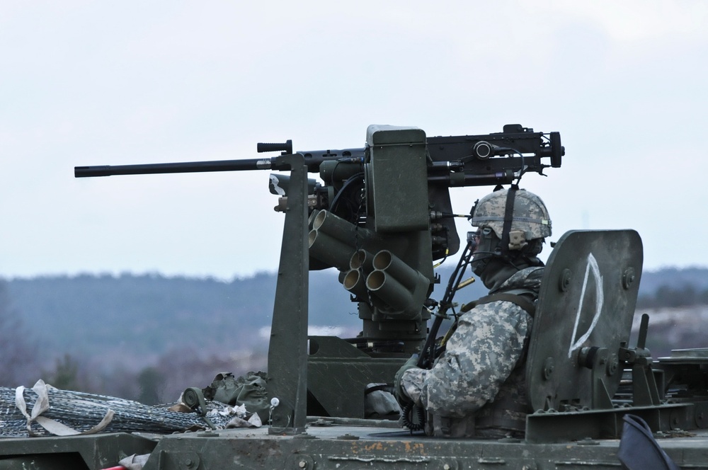 Bull Troop, 2nd CR multinational convoy maneuvers