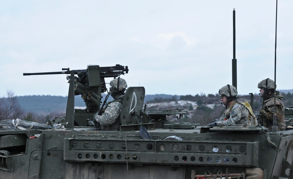 Bull Troop, 2nd CR multinational convoy maneuvers