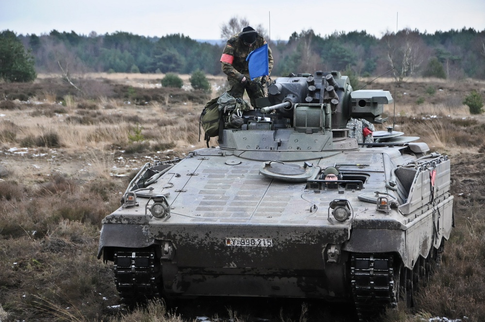 Bull Troop, 2nd CR multinational convoy maneuvers