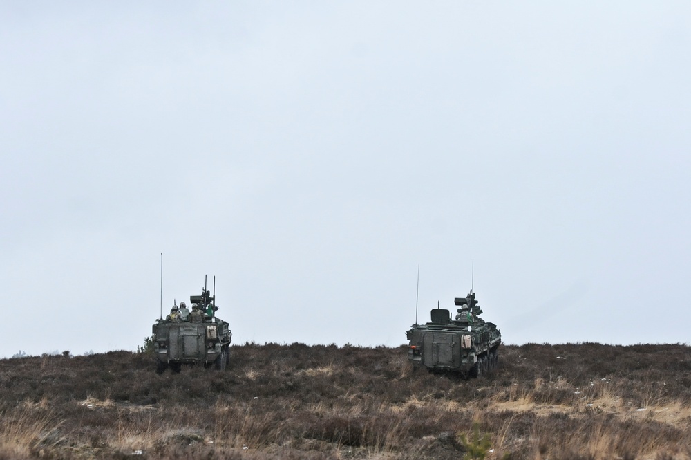 Bull Troop, 2nd CR multinational convoy maneuvers