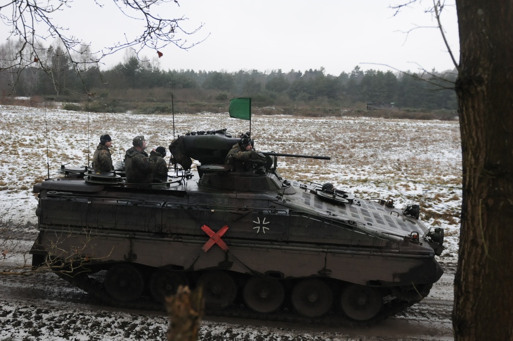 Bull Troop, 2nd CR multinational convoy maneuvers