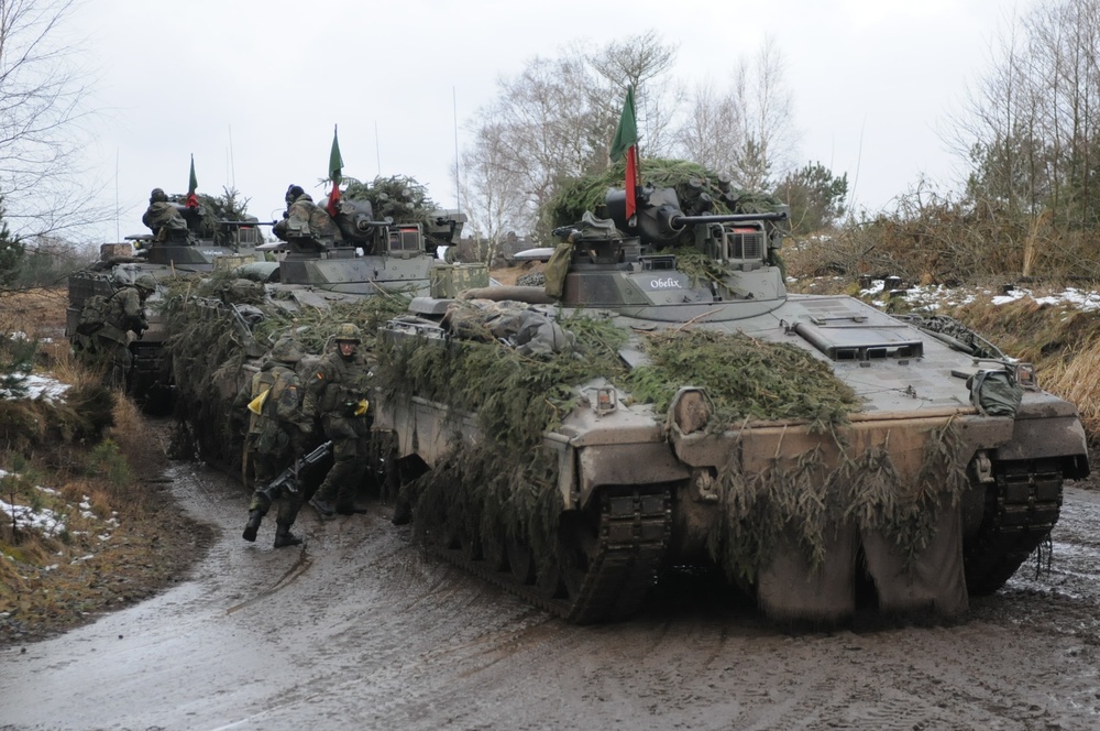 Bull Troop, 2nd CR multinational convoy maneuvers