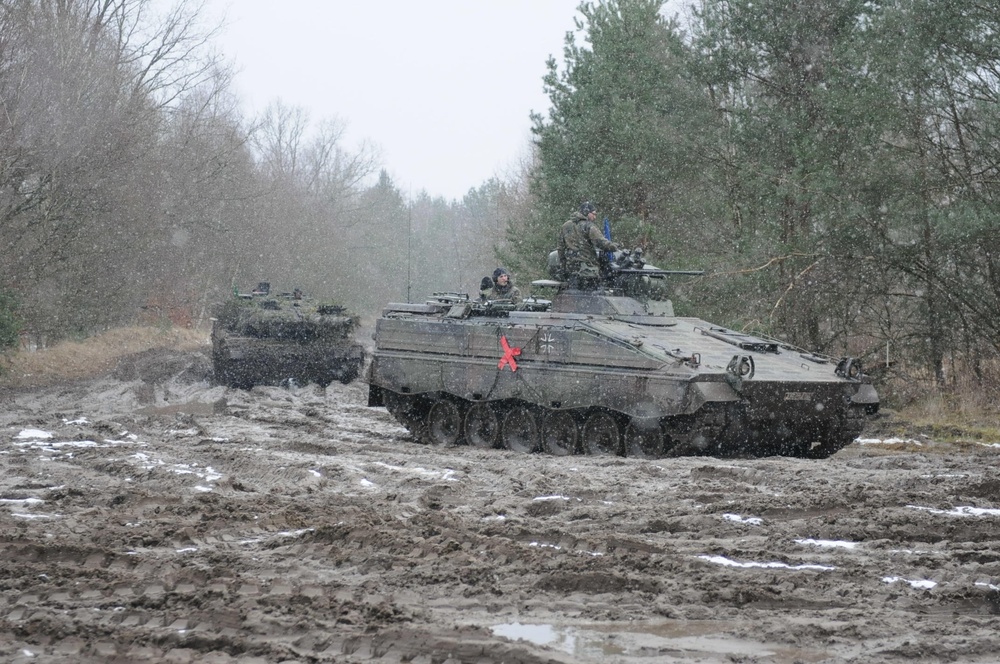 Bull Troop, 2nd CR multinational convoy maneuvers