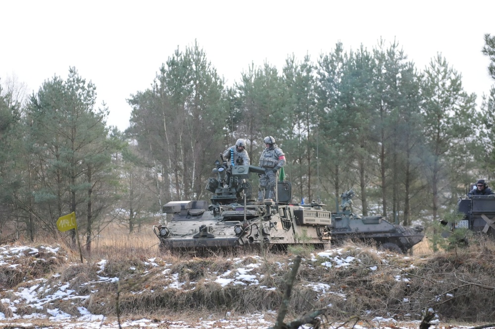 Bull Troop, 2nd CR multinational convoy maneuvers