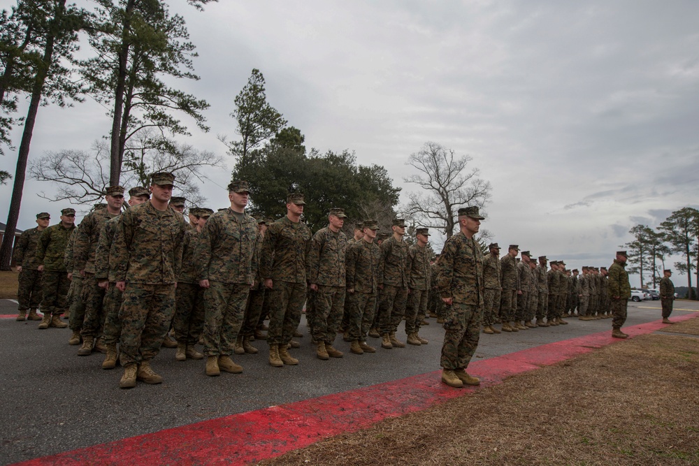 26th Marine Expeditionary Unit Command Element Decomposite Ceremony