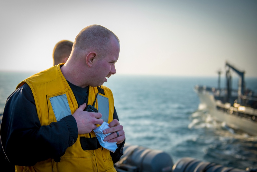 USS Carl Vinson replenishment