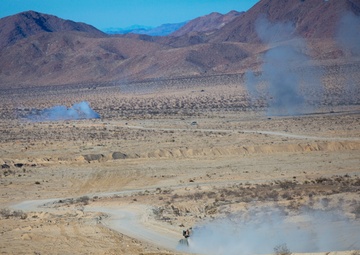 1st Tanks Battalion Train During ITX 2-15