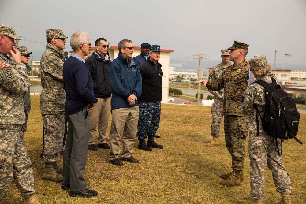 Military generals, VIP’s tour Camp Schwab