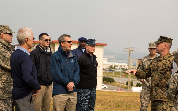 Military generals, VIP’s tour Camp Schwab