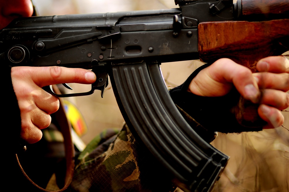 Marines and Romanians patrol and ambush in Platinum Lion exercise