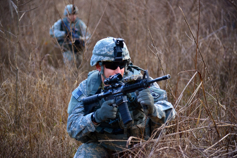 173rd Airborne Brigade day and night patrolling at Longare Complex