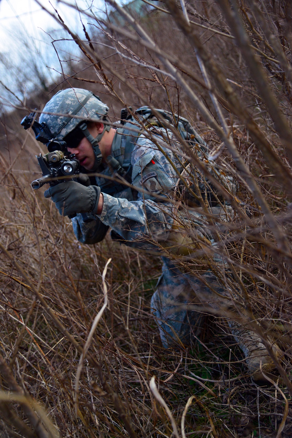 173rd Airborne Brigade day and night patrolling at Longare Complex