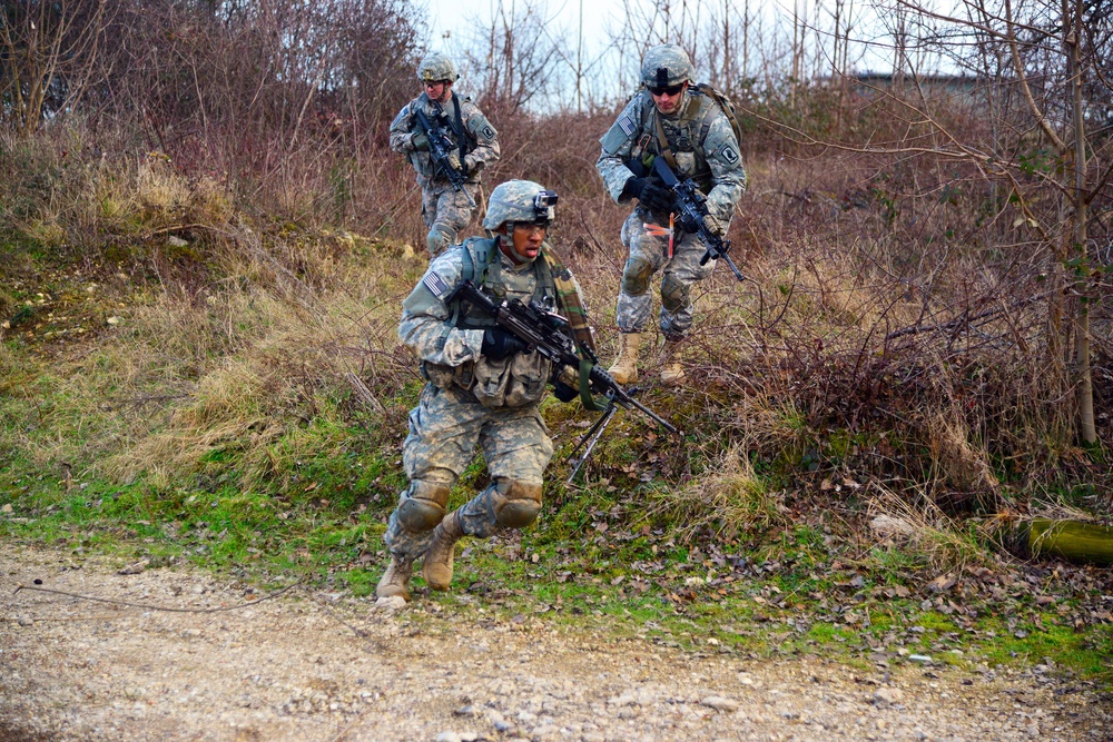 173rd Airborne Brigade day and night patrolling at Longare Complex