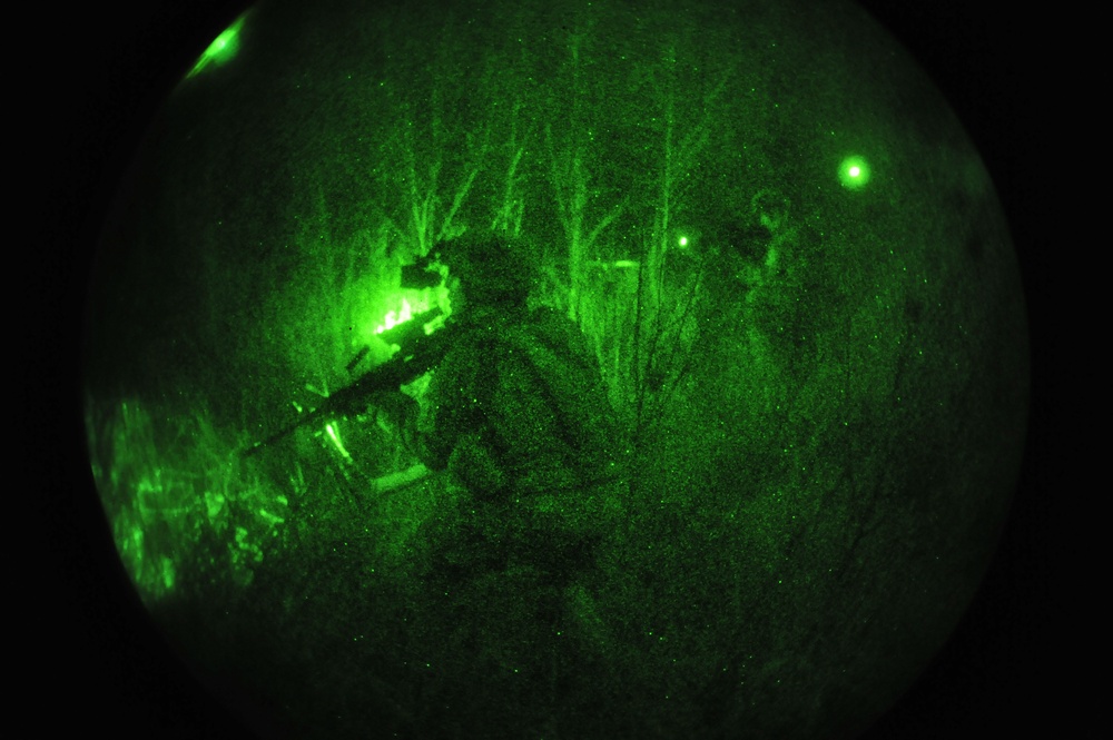 173rd Airborne Brigade day and night patrolling at Longare Complex