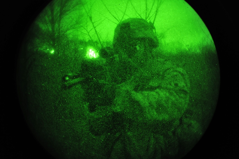 173rd Airborne Brigade day and night patrolling at Longare Complex