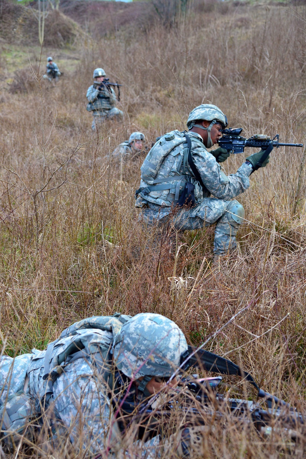 173rd Airborne Brigade day and night patrolling at Longare Complex, Vicenza, Italy